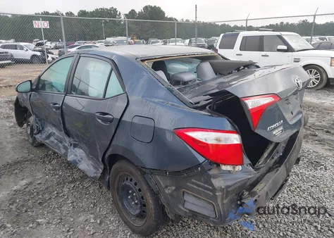 2016 Toyota Corolla Le из США, поврежденный, VIN 2T1BURHE9GC734461